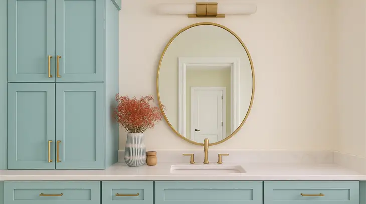 Bathroom Remodel with Extra Storage Trenic Constructions 