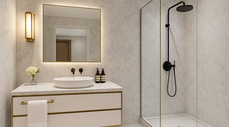 Bathroom Renovations Marble Finishes Trenic Constructions