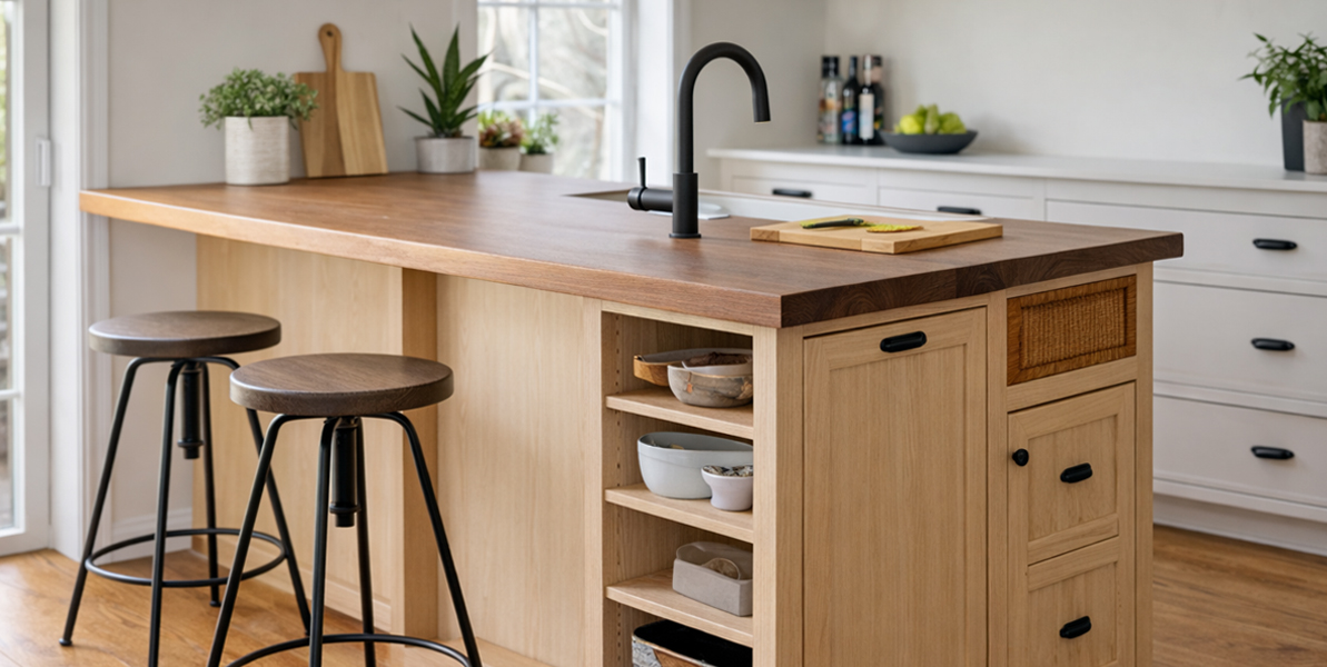 Custom Kitchen Bench Geelong Builder Custom Trenic Constructions