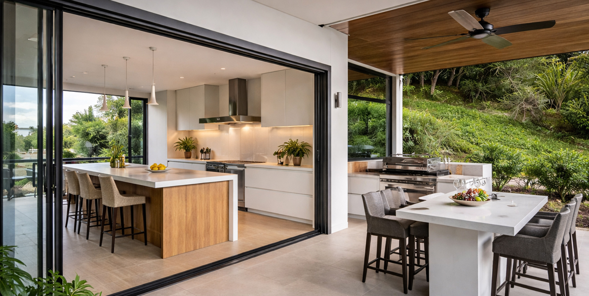 Indoor Outdoor Kitchen Geelong Builder Trenic Constructions