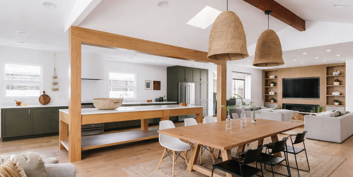 Integrated Dining Kitchen Areas Geelong Builder Trenic Constructions