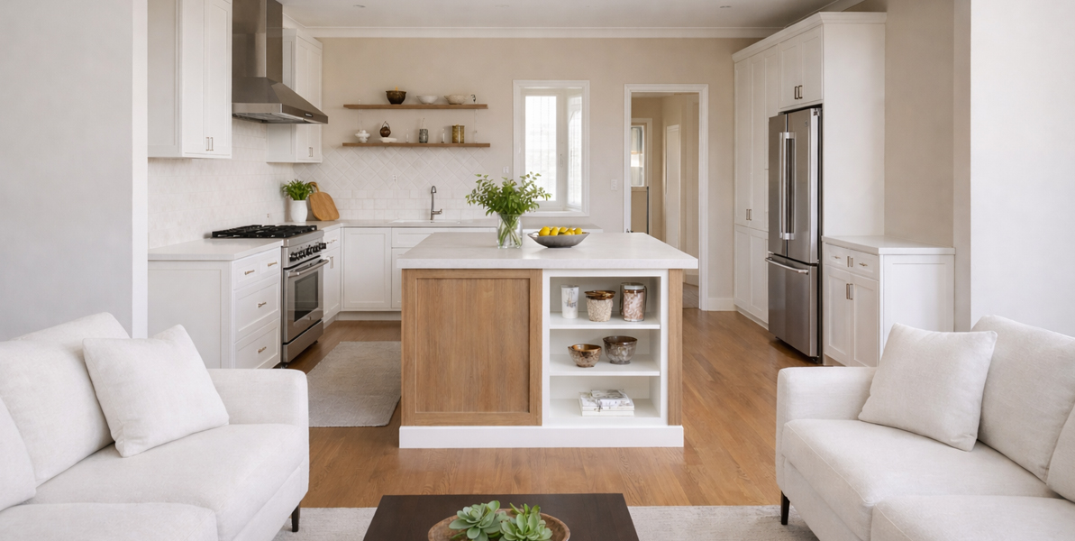 Open Plan Kitchen Geelong Builder Custom Homes Trenic Constructions