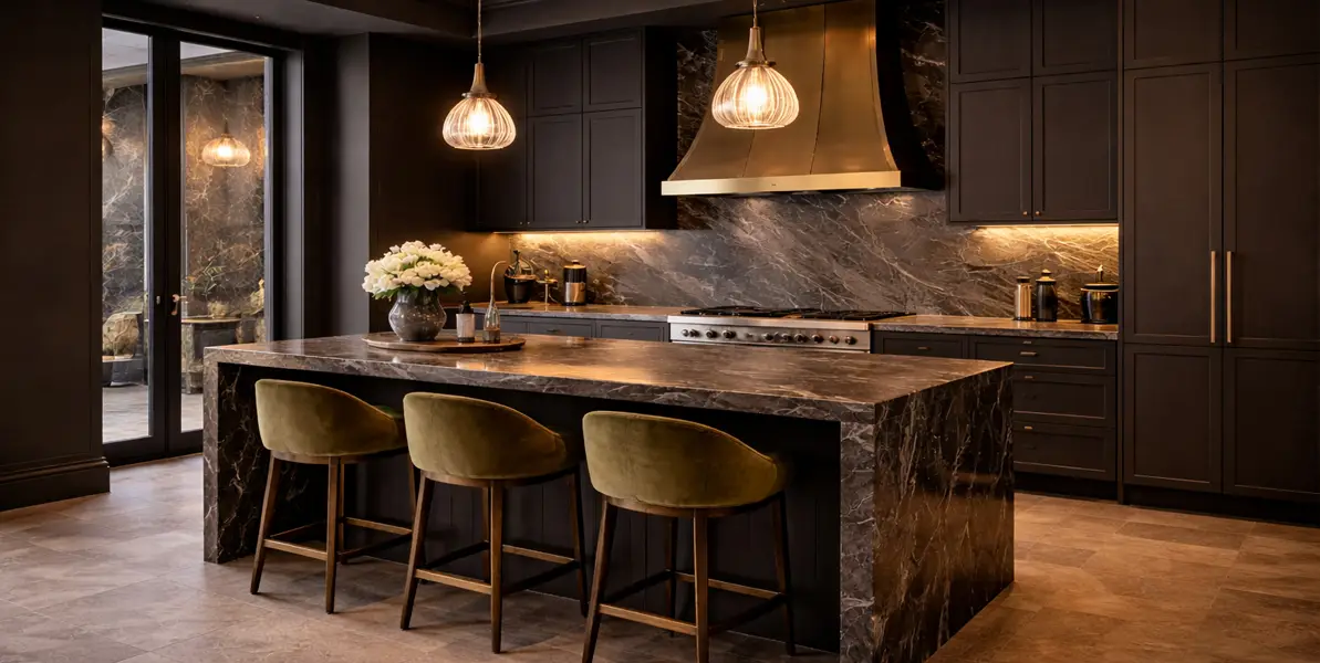 Moody Interiors with Depth & Drama Trenic Constructions 