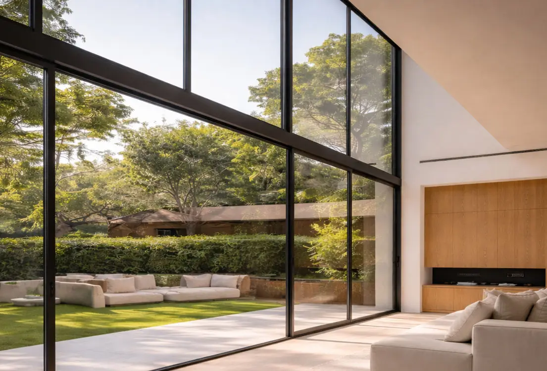 Custom Home Build in Geelong Floor to Ceiling Windows Trenic Constructions