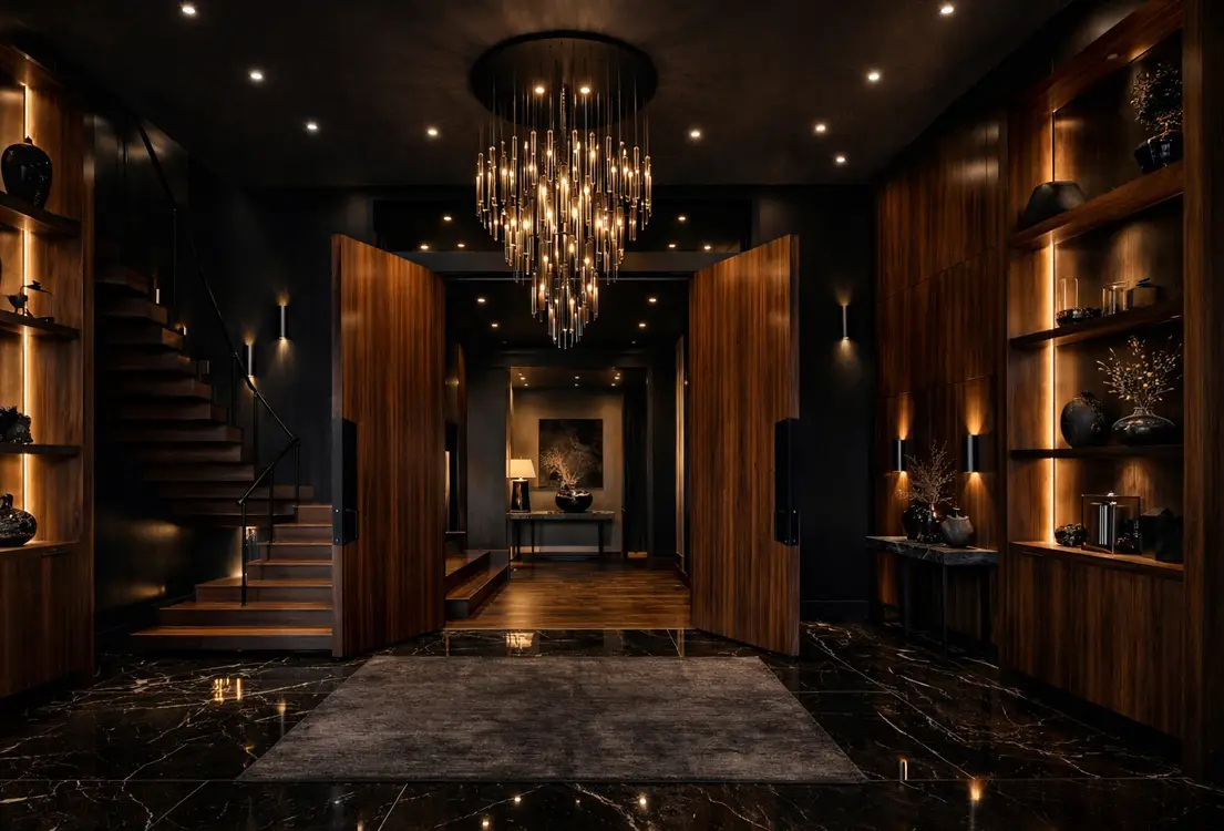 Custom Home Build in Geelong Grand Entrance Trenic Constructions 
