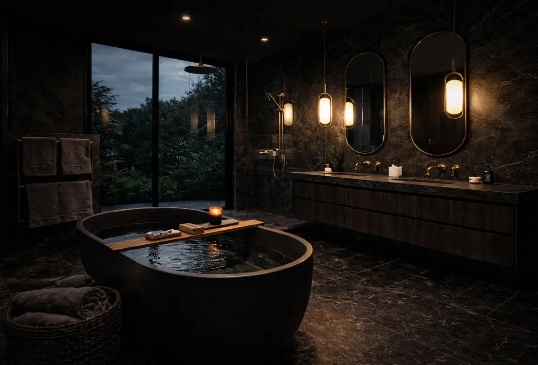 Custom Home Build in Geelong Luxury Bathroom Retreat Trenic Constructions