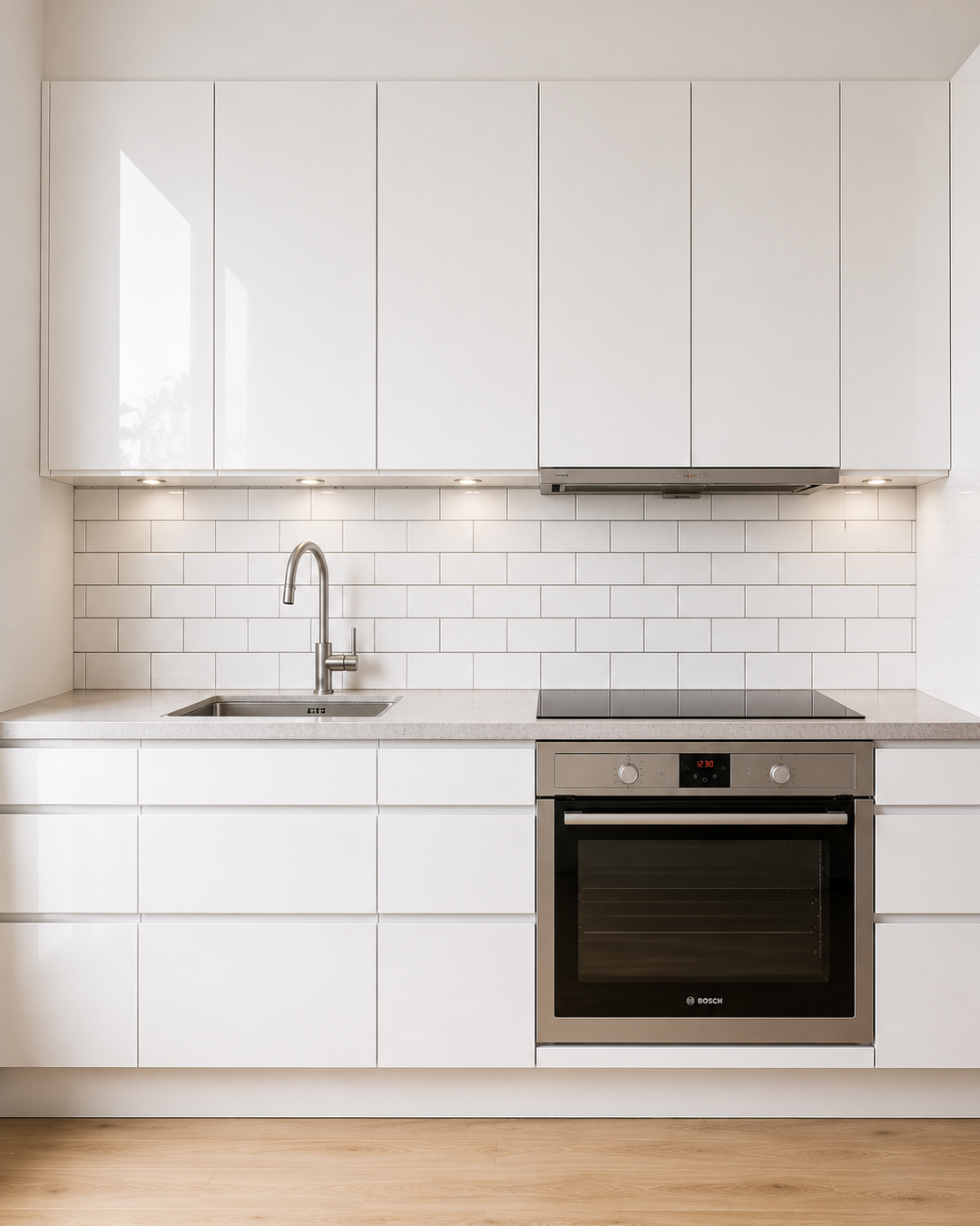 white-kitchen-silver-appliances-trenic-constructions